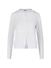 Sibel Saral Crewneck Cardigan - White
