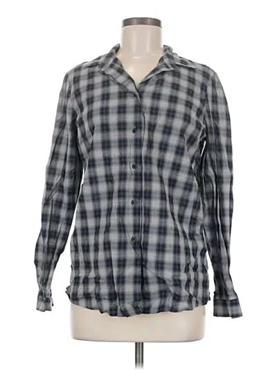 Pre-owned Sibel Saral Long Sleeve Button Down Shirt In Gray