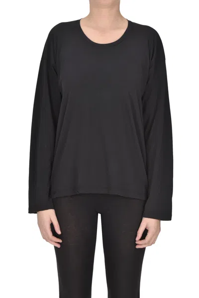 Sibel Saral Long Sleeves T-shirt In Black