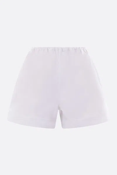 Sibel Saral Shorts In White Ribs