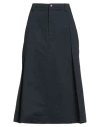 Sibel Saral Woman Midi Skirt Midnight Blue Size L Cotton