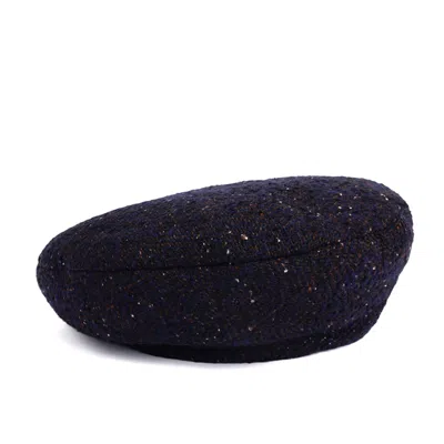 Sibi Hats Men's Chris - Dark Blue Wool Beret