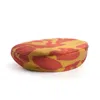 Sibi Hats Orange The Lady Of The Camellias – Floral Silk Blend Beret Hat In Orange