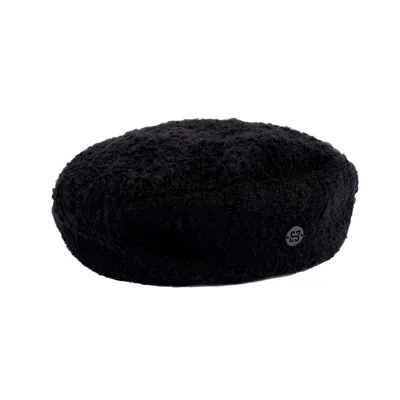 Sibi Hats Women's Always Black Hat - Black Tweed Beret