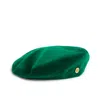 Sibi Hats Women's Audrey - Green Velvet Beret Hat In Green