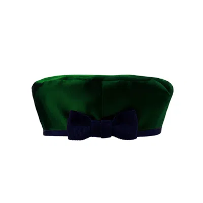 Sibi Hats Women's Blue / Green Craving Green - French Beret Hat In Blue/green