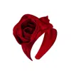Sibi Hats Women's Call Me Rosy - Dark Red Silk Headband