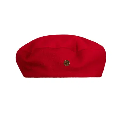 Sibi Hats Women's Chantel - Red Cashmere Beret Hat