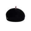Sibi Hats Women's Cloé - Black Beret Hat With Purple Swirl In Black