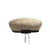 Sibi Hats Women's Gold / Black Sheila - Chain Effect Gold Beret Hat In Gold/black