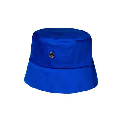 Sibi Hats Women's Lisa - Blue Silk Dupioni Bucket Hat