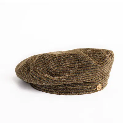 Sibi Hats Women's Lucca - Shimmering Gold Beret Hat