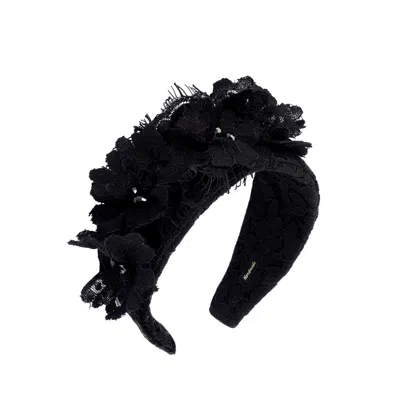 Sibi Hats Women's Nefi - Black Cut Lace Headband