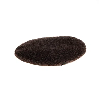 Sibi Hats Women's Nefi - Brown Wool Boucle Beret Hat