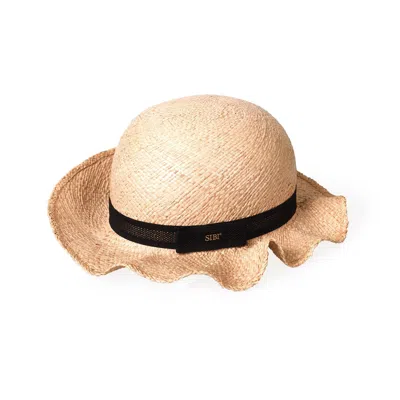 Sibi Hats Women's Neutrals Pretty Wave - Freeform Straw Hat In Gold
