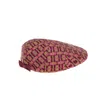 Sibi Hats Women's Pink / Purple Beth - Pink Wool Flat Hat In Pink/purple