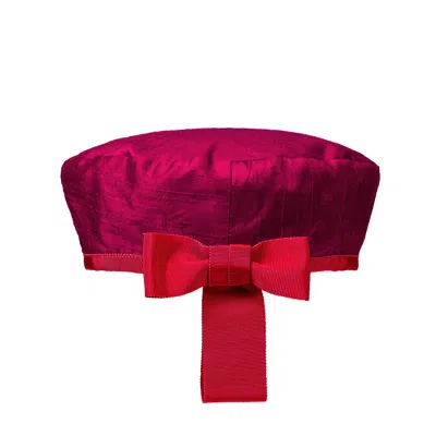 Sibi Hats Women's Pink / Purple Catch Me - Fushya Silk French Beret Hat