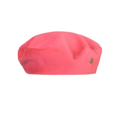 Sibi Hats Women's Pink / Purple Chantel - Pink Cashmere Beret Hat In Pink/purple