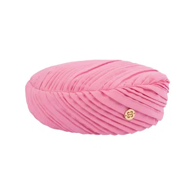 Sibi Hats Women's Pink / Purple Rosie - Pink Pleated Beret Hat