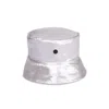 Sibi Hats Women's Silver Lisa - Silk Bucket Hat In Silver