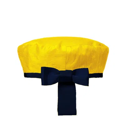 Sibi Hats Women's Yellow / Orange Catch Me - Yellow Silk French Beret Hat
