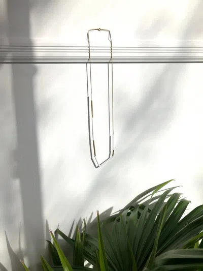 Sibilia Women's Tubes Necklace In White