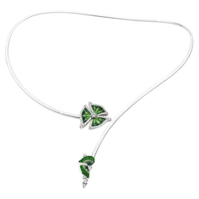 Pre-owned Sicis Jewels Luxury Trinity Pendant Necklace In Gold – Classic Designer Jewelry In Multi
