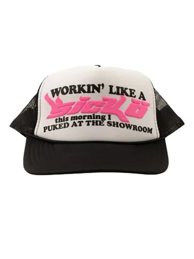 Sicko Logo-print Trucker Cap In Black