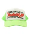 Sicko Logo-print Trucker Hat In Green