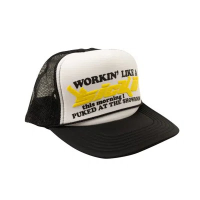 Sicko X 375 Black And Yellow Logo Trucker Cap