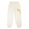 SICKO X 375 WHITE AND YELLOW LOGO SWEATPANTS