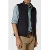 Sid Mashburn Cashpad Reversible Cashmere Flannel & Nylon Vest