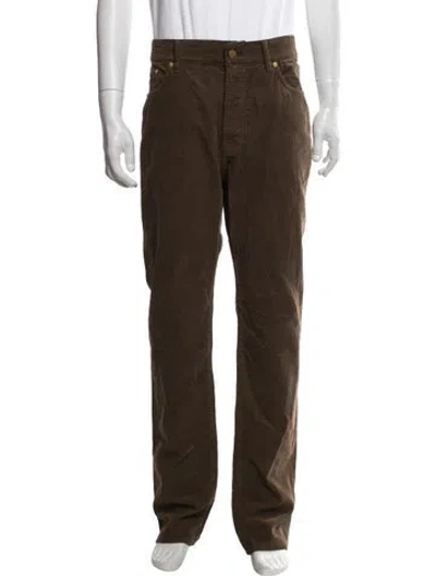 Pre-owned Sid Mashburn Corduroy Pants In Brown