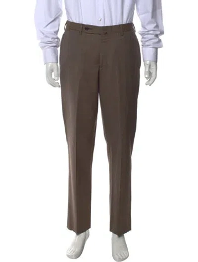 Pre-owned Sid Mashburn Dress Pants In Brown