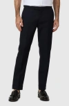 Sid Mashburn Ghost Flat Front Navy Wool Dress Pants In Navy High Twist