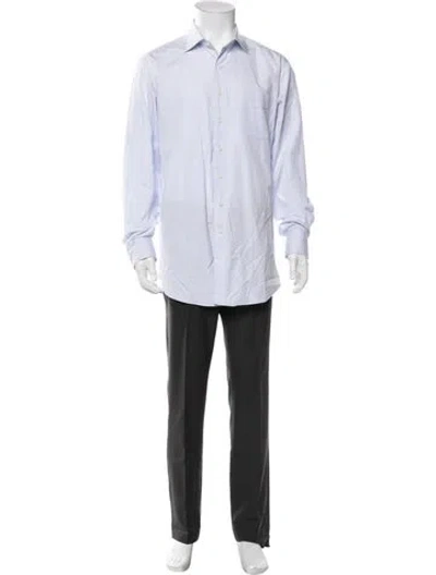 Pre-owned Sid Mashburn Long Sleeve Dress Shirt In Purple
