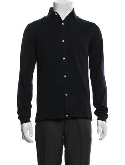Pre-owned Sid Mashburn Long Sleeve Shirt W/ Tags In Blue