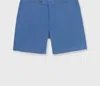 Sid Mashburn Men's Side-tab Short In Lake Seersucker In Red