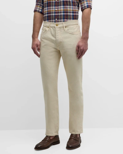 Sid Mashburn Men's Slim-straight Jeans In Natural