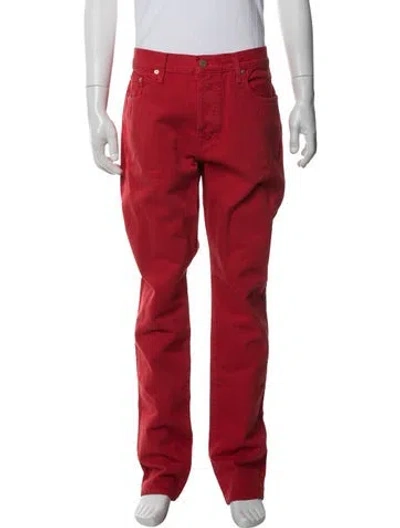 Pre-owned Sid Mashburn Pants In Red