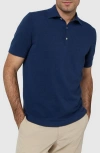 Sid Mashburn Rally Polo Sweater In Blue