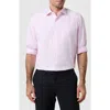 Sid Mashburn Slim Fit Microcheck Cotton Poplin Button-up Shirt In Pink Bengal Stripe