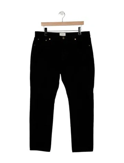 Pre-owned Sid Mashburn Straight-leg Jeans In Black