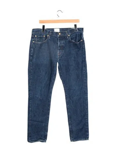 Pre-owned Sid Mashburn Straight-leg Jeans In Blue