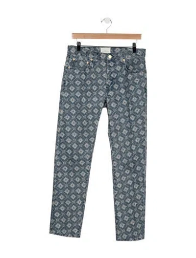 Pre-owned Sid Mashburn Straight-leg Jeans In Blue