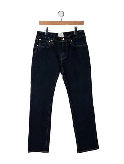 Pre-owned Sid Mashburn Straight-leg Jeans In Blue