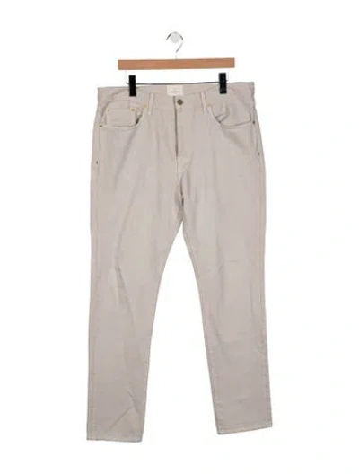 Pre-owned Sid Mashburn Straight-leg Jeans In Gray