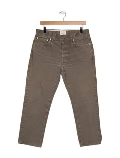 Pre-owned Sid Mashburn Straight-leg Jeans In Green