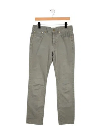 Pre-owned Sid Mashburn Straight-leg Jeans In Grey