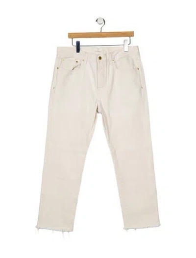 Pre-owned Sid Mashburn Straight-leg Jeans In Neutral